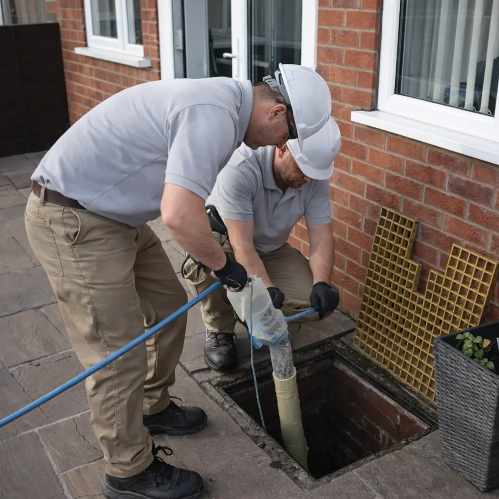 Blocked drain repair service in Swanscombe